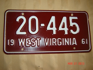 Picture of 1961 West Virginia Car #20-445