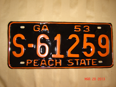 Picture of 1953 Georgia #S-61259