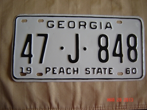 Picture of 1960 Georgia 47-J-848