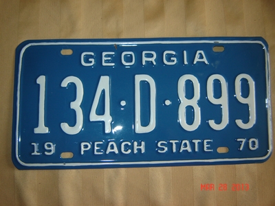 Picture of 1970 Georgia 134-D-899