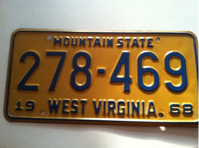 Picture of 1968 West Virginia Car #278-469