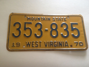 Picture of 1970 West Virginia Car #353-835