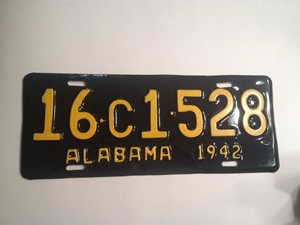 Picture of 1942 Alabama #16-C-1528