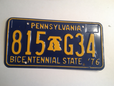 Picture of 1971-76 Pennsylvania #815-G34