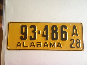 Picture of 1928 Alabama #93-486A