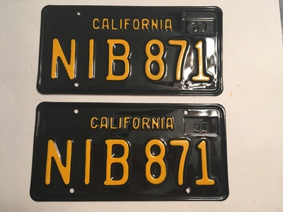Picture of 1963 California Pair #NIB-871
