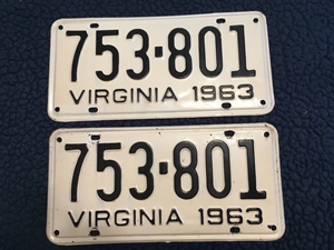 Picture of 1963 Virginia Car Pair #753-801
