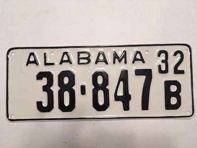 Picture of 1932 Alabama #38-847B