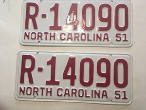 Picture of 1951 North Carolina Car Pair #R-14090