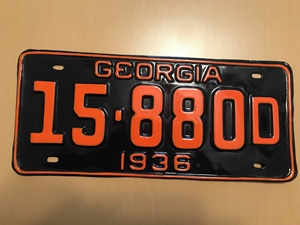 Picture of 1936 Georgia #15-880D
