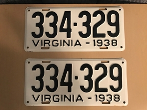 Picture of 1938 Virginia Car Pair #334-329