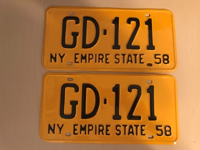 Picture of 1958 New York Pair #GD-121