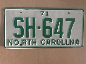 Picture of 1971 North Carolina Car #SH-647
