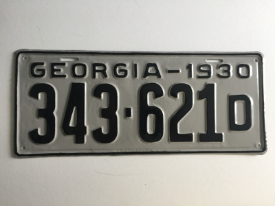 Picture of 1930 Georgia #343-621D