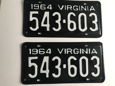 Picture of 1964 Virginia Car Pair #543-603