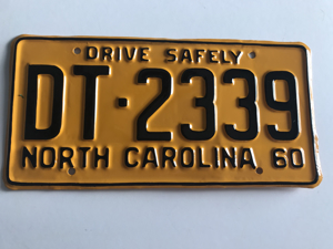 Picture of 1960 North Carolina Car #DT-2339