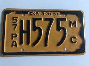 pa antique motorcycle plates