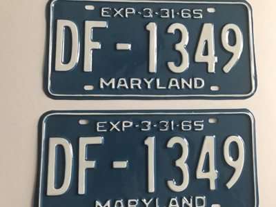 Picture of 1965 Maryland Car Pair #DF-1349