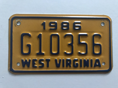 Picture of 1986 West Virginia #G10356
