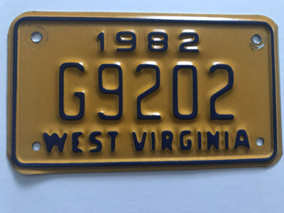 Picture of 1982 West Virginia #G9202