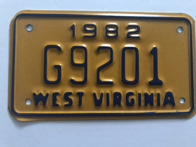Picture of 1982 West Virginia #G9201