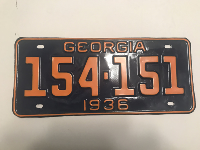 Picture of 1936 Georgia #154-151