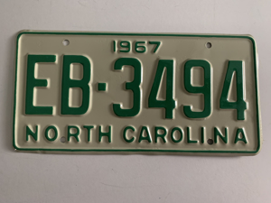 Picture of 1967 North Carolina Car #EB-3494