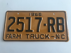 Picture of 1966 North Carolina Farm Truck #2517-RB
