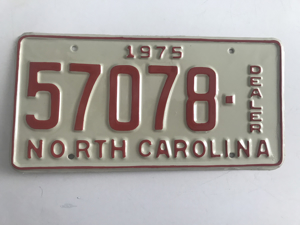 Picture of 1975 North Carolina Dealer #57078