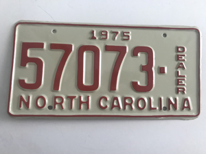 Picture of 1975 North Carolina Dealer #57073