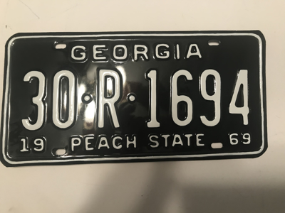 Picture of 1969 Georgia #30-R-1694