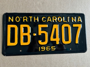 Picture of 1965 North Carolina #DB-5407