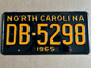 Picture of 1965 North Carolina #DB-5298