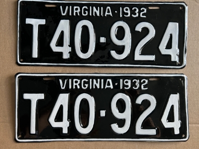 Picture of 1932 Virginia Truck Pair #T40-924