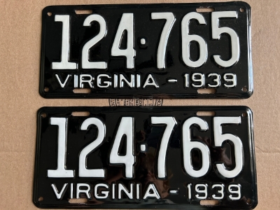 Picture of 1939 Virginia Car Pair #124-765