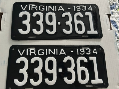 Picture of 1934 Virginia Car Pair #339-361